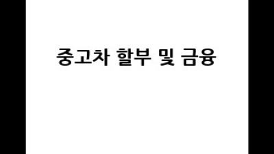 창동 중고차 인기 모델 추천